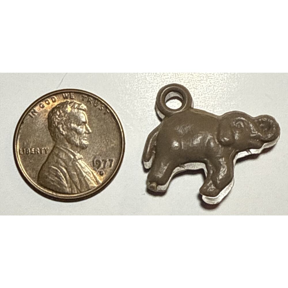 Vintage Elephant Cracker Jack Celluloid Charm 1E